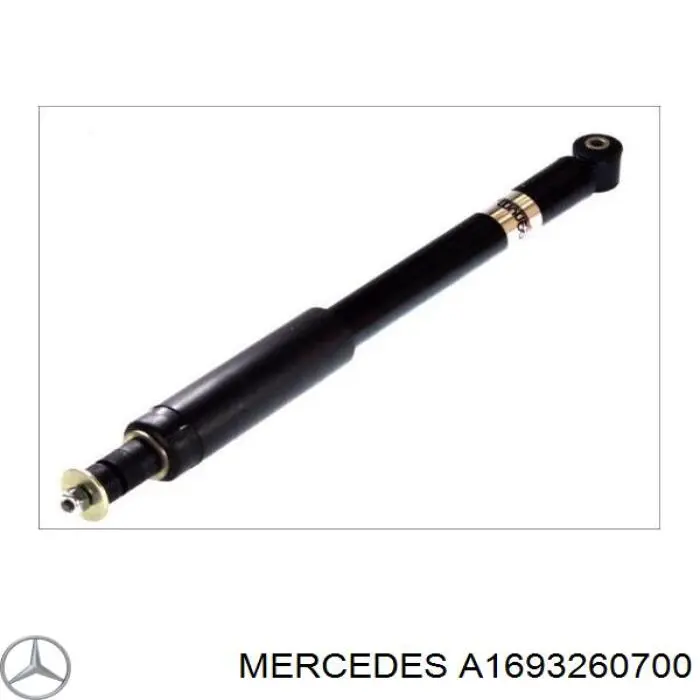 Купити A1693260700 Mercedes Стійка амортизатора задня