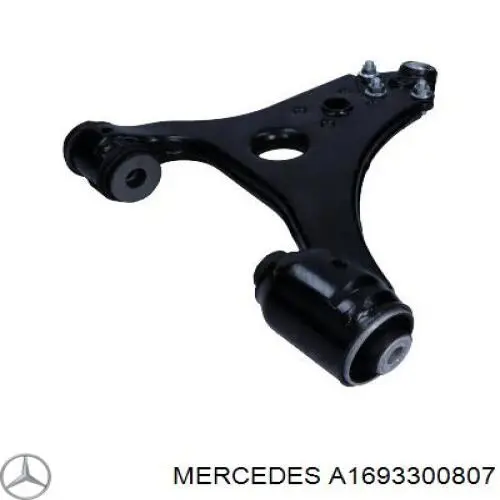 Важіль передньої підвіски нижній, правий A1693300807 Mercedes