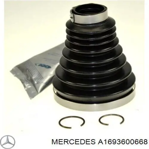 A1693600668 Mercedes пильник шруса внутрішній, передній піввісі