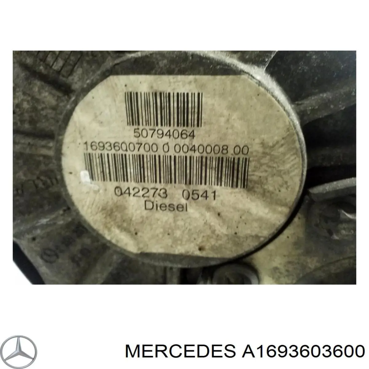 МКП в зборі Mercedes A1693603600 ціна, від 180.58 USD