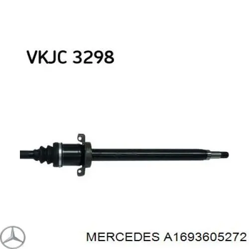 Піввісь передня, права Mercedes A1693608272 ціна, від 138.43 USD