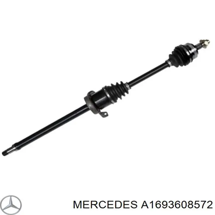 Піввісь передня, права Mercedes A1693607072 ціна, від 144.30 USD