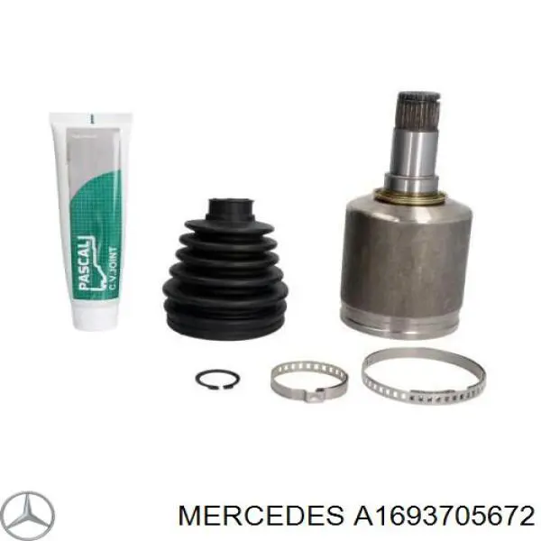 Купити A1693705672 Mercedes Піввісь права
