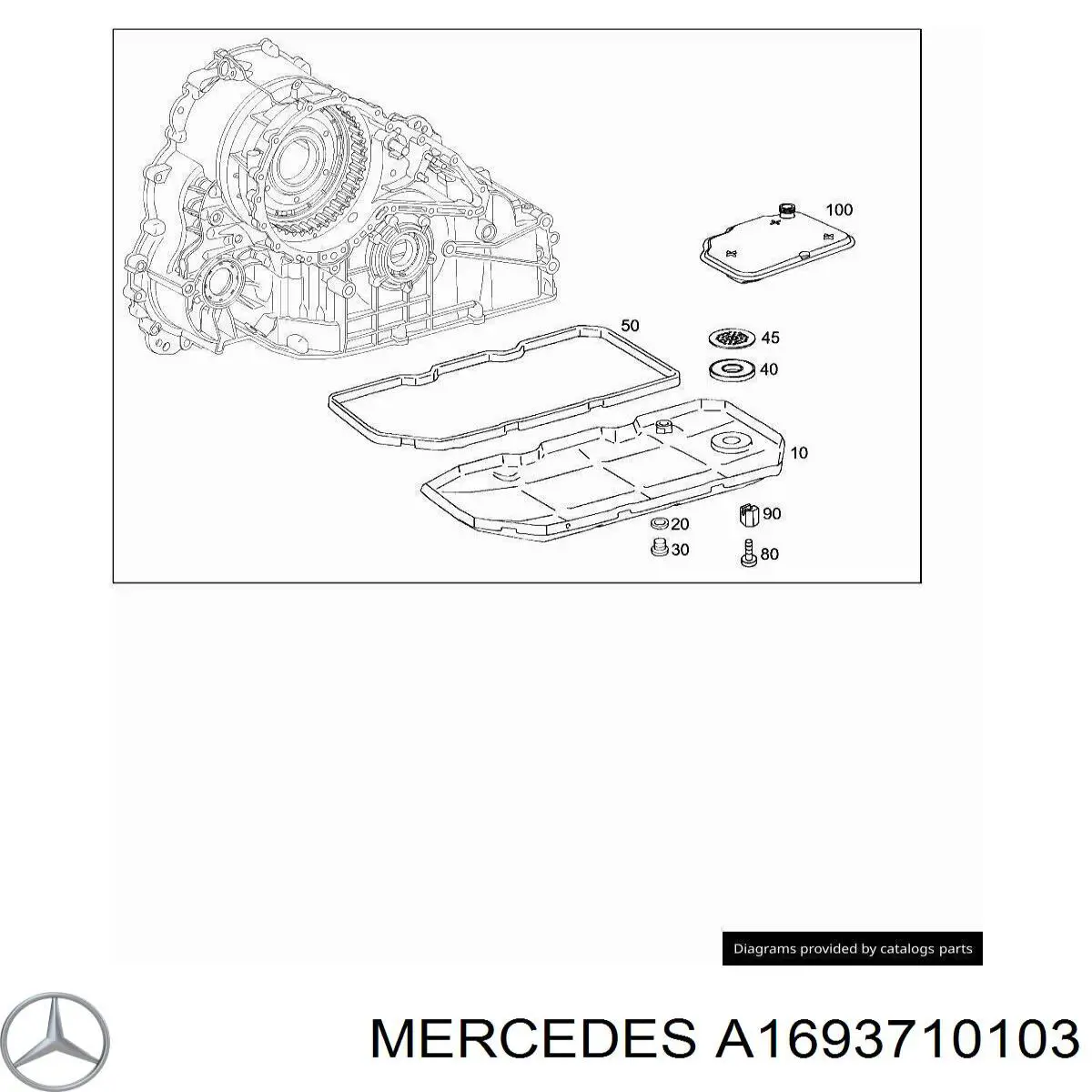 A1693710103 Mercedes Магніт АКПП