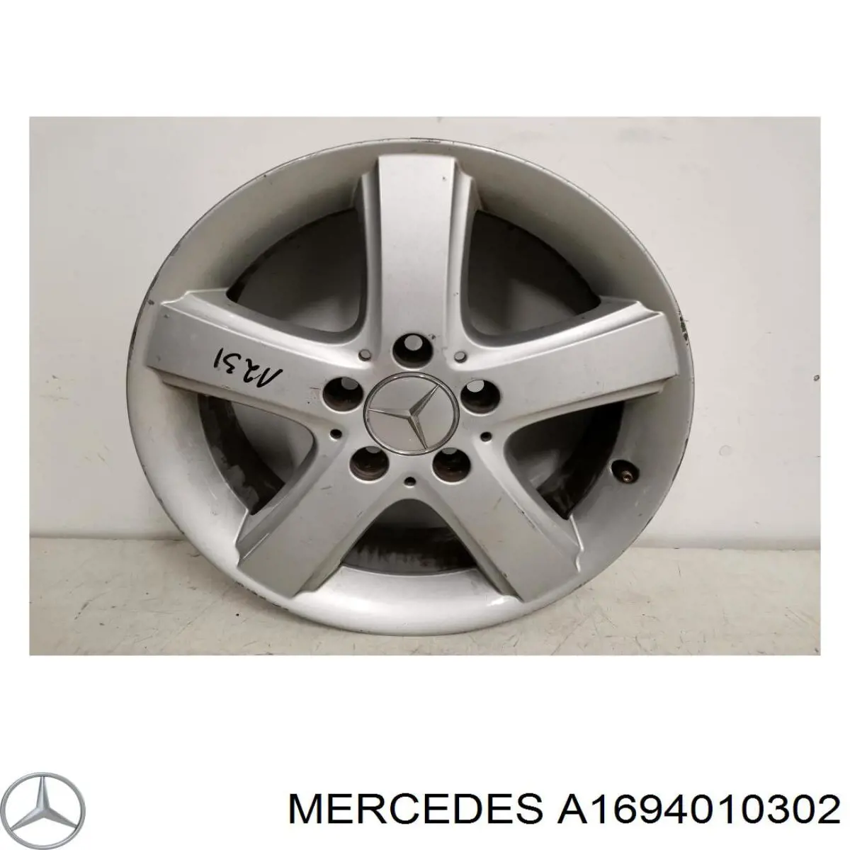 Диски колісні литі (легкосплавні, титанові) Mercedes A1694010302 ціна, від 109.67 USD