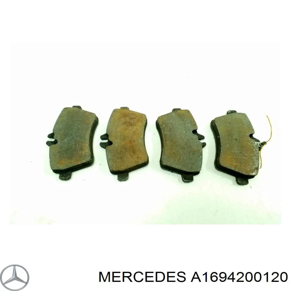 Купити A1694200120 Mercedes Колодки гальмівні передні, дискові