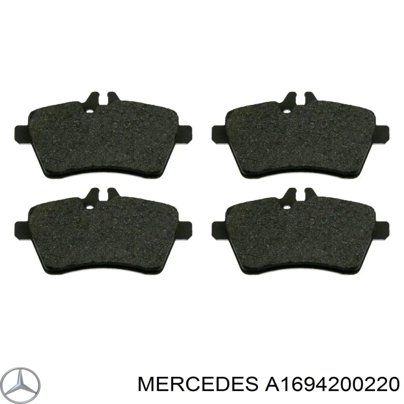 A1694200220 Mercedes Передні гальмівні колодки