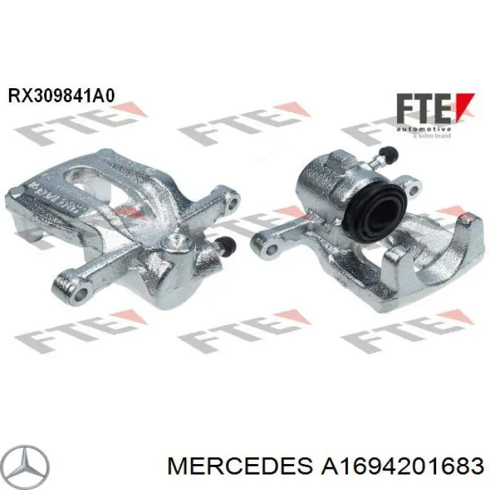 Супорт гальмівний передній правий Mercedes A1694201683 ціна, від 29.30 USD