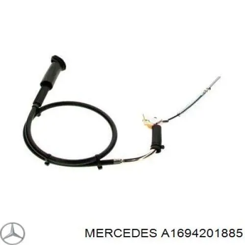 Трос стоянкового гальма передній Mercedes A1694201885 ціна, від 21.81 USD