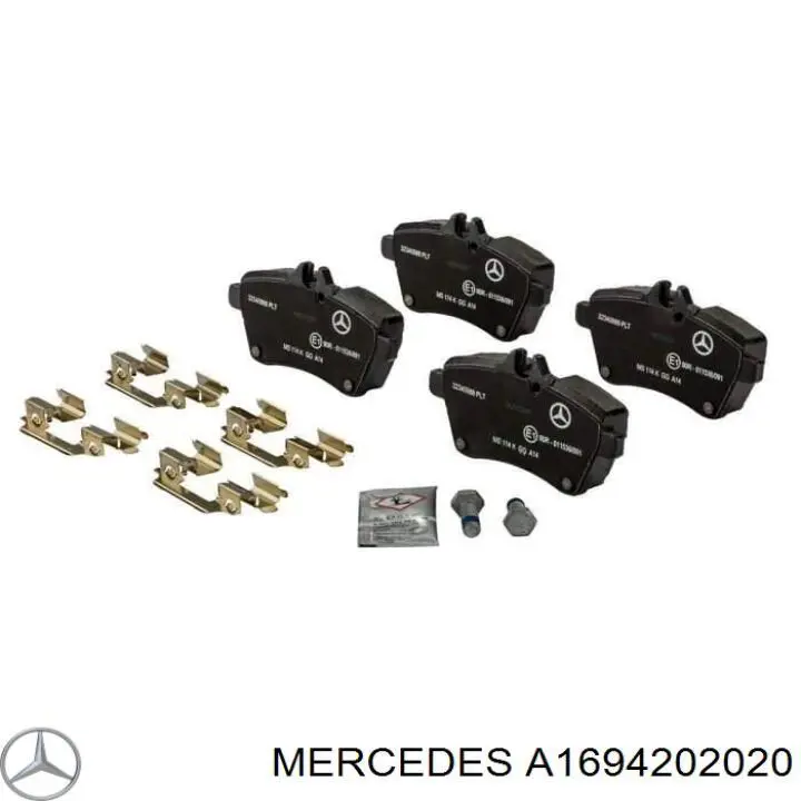 A1694202020 Mercedes Передні гальмівні колодки