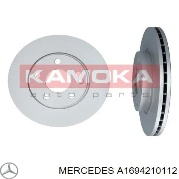 Диск переднього гальма Mercedes A1694210112 ціна, від 43.13 USD