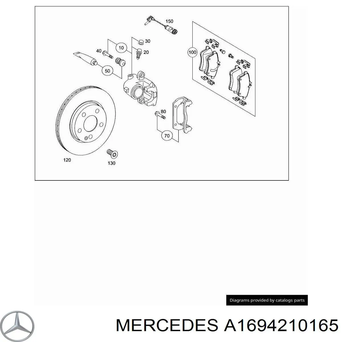 Штуцер прокачування супорту гальмівного, переднього Mercedes A1694210165 ціна, від 0.69 USD