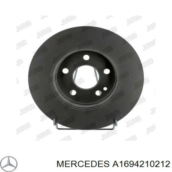 Диск переднього гальма Mercedes A1694210212 ціна, від 49.84 USD