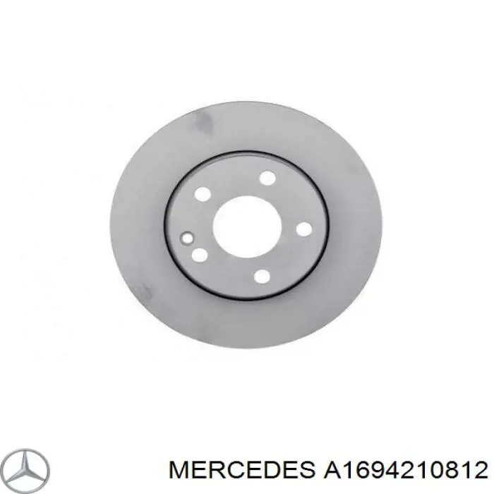 Диск переднього гальма Mercedes A1694210812 ціна, від 43.97 USD
