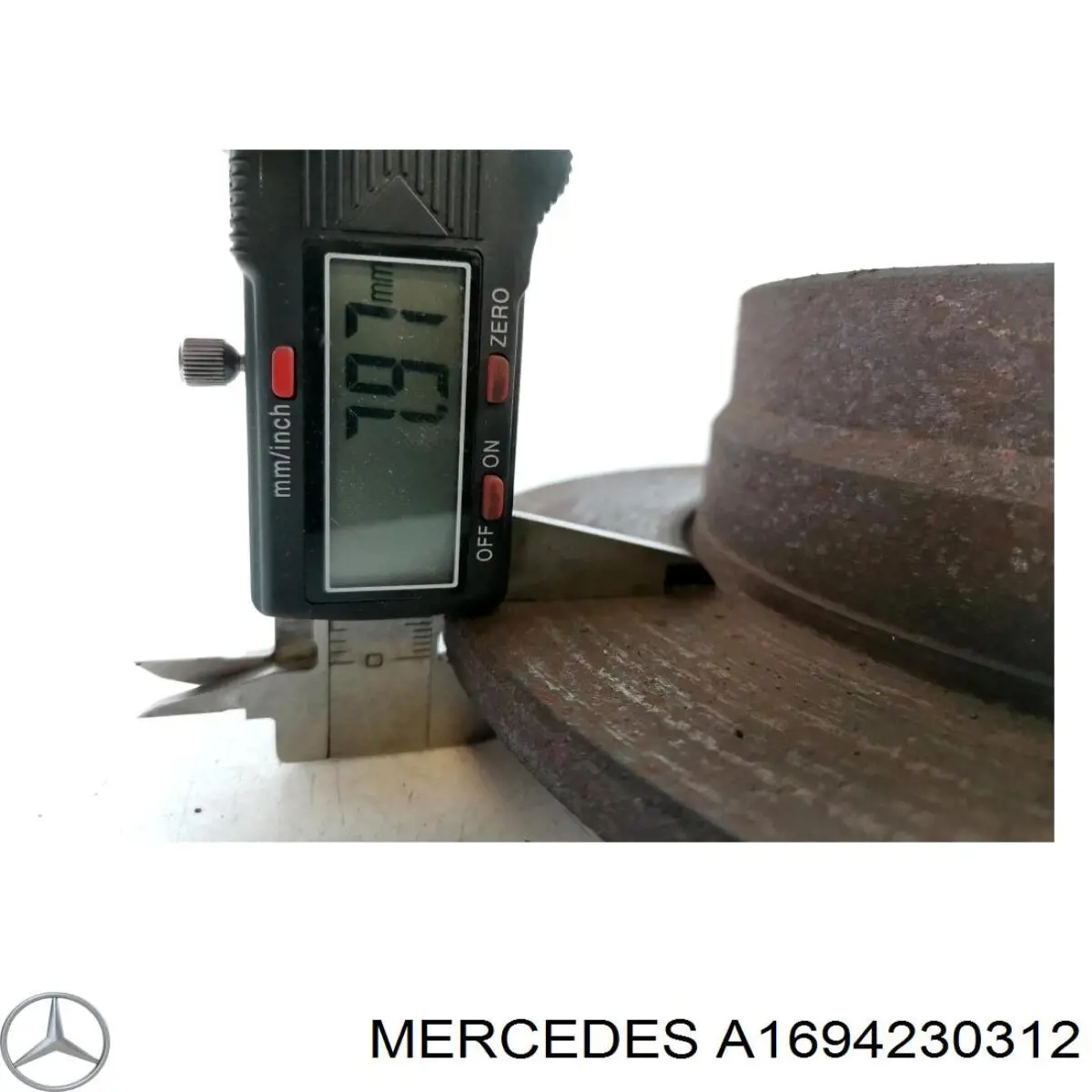 Купити A1694230312 Mercedes Диск заднього гальма