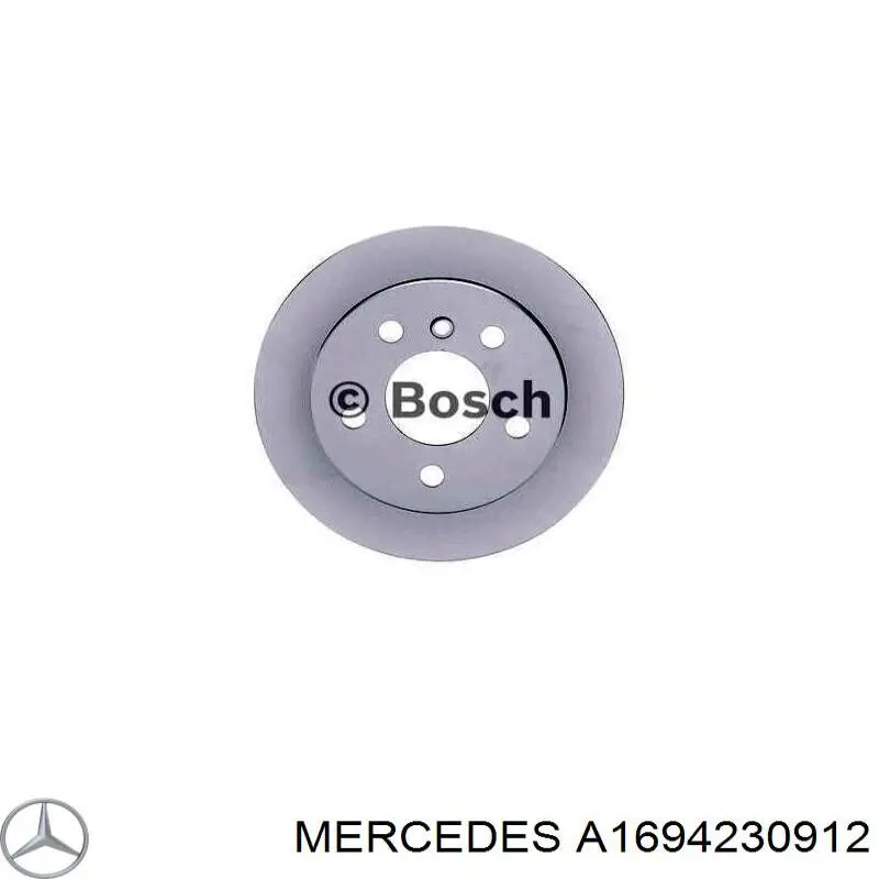 A1694230912 Mercedes диск гальмівний задній