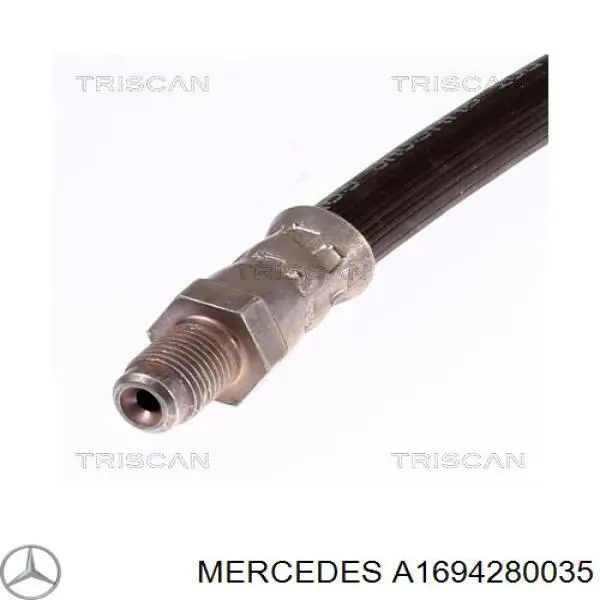 Шланг гальмівний передній Mercedes A1694280035 ціна, від 9.22 USD