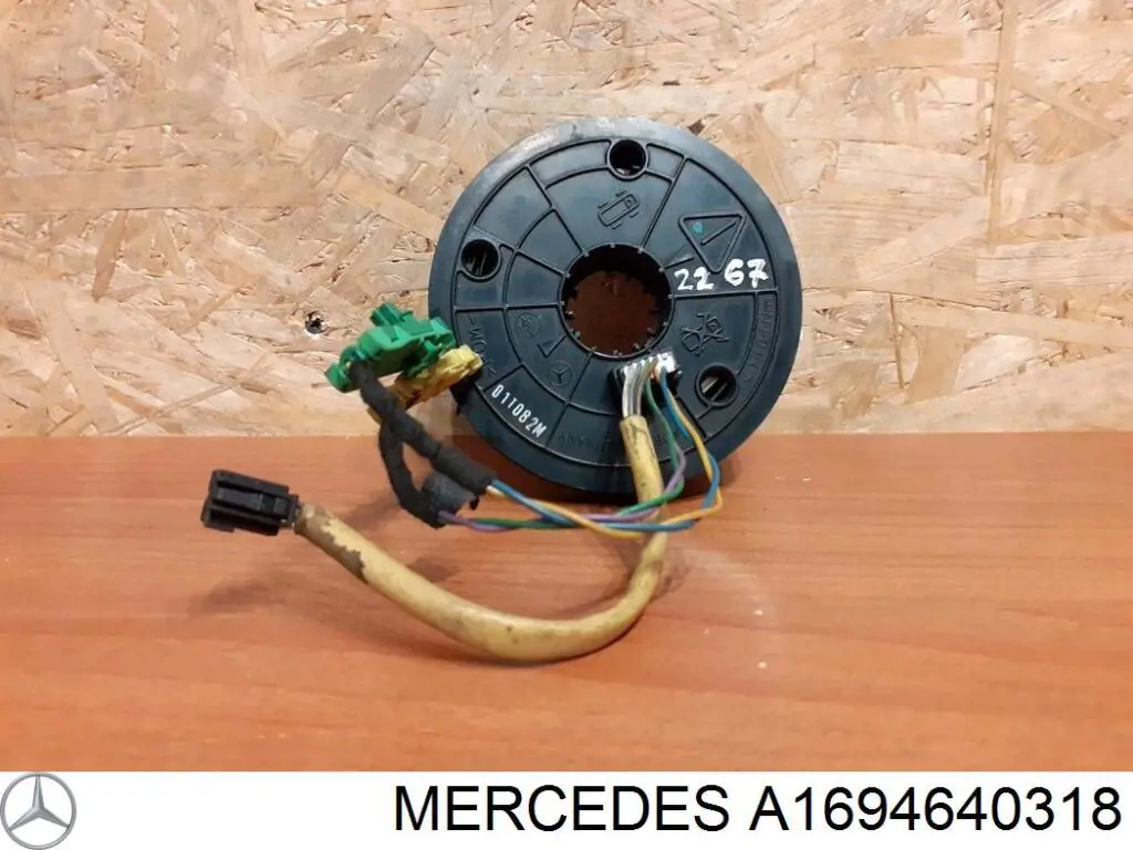 Кільце контактне, шлейф руля A1694640318 Mercedes