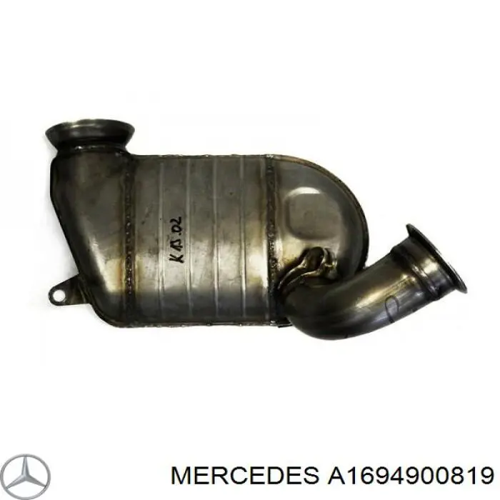 Конвертор-каталізатор (каталітичний нейтралізатор) Mercedes A1694900819 ціна, від 56.43 USD