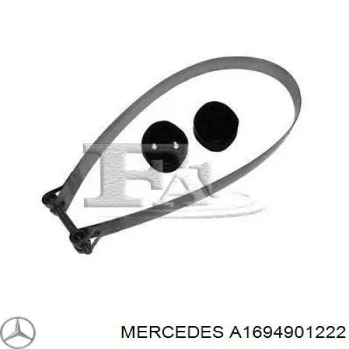 Купити A1694901222 Mercedes Вихлоп