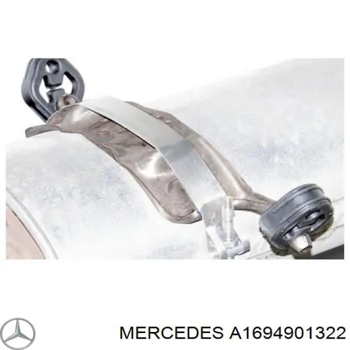 Глушник, середня і задня частина Mercedes A1694901322 ціна, від 63.84 USD