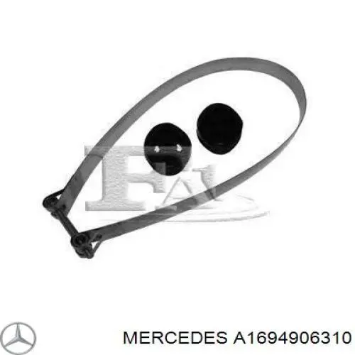 Вихлопна труба Mercedes A1694906310 ціна, від 56.37 USD