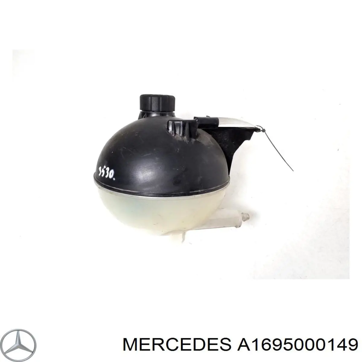 Бачок системи охолодження двигуна розширювальний Mercedes A1695000149 ціна, від 19.00 USD