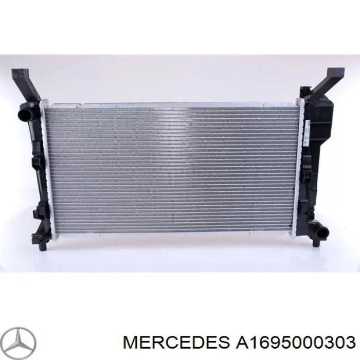 A1695000303 Mercedes радіатор охолодження двигуна