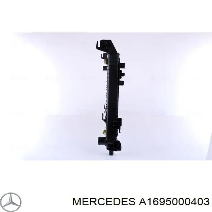 Радіатор охолодження двигуна A1695000403 Mercedes