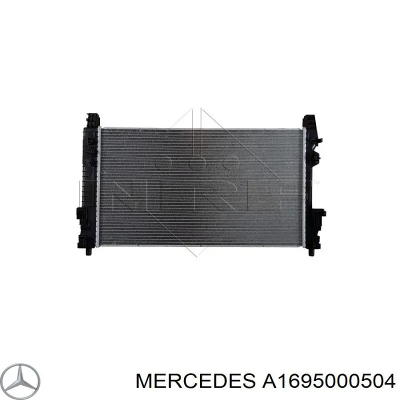 Купити A1695000504 Mercedes Радіатор двигуна