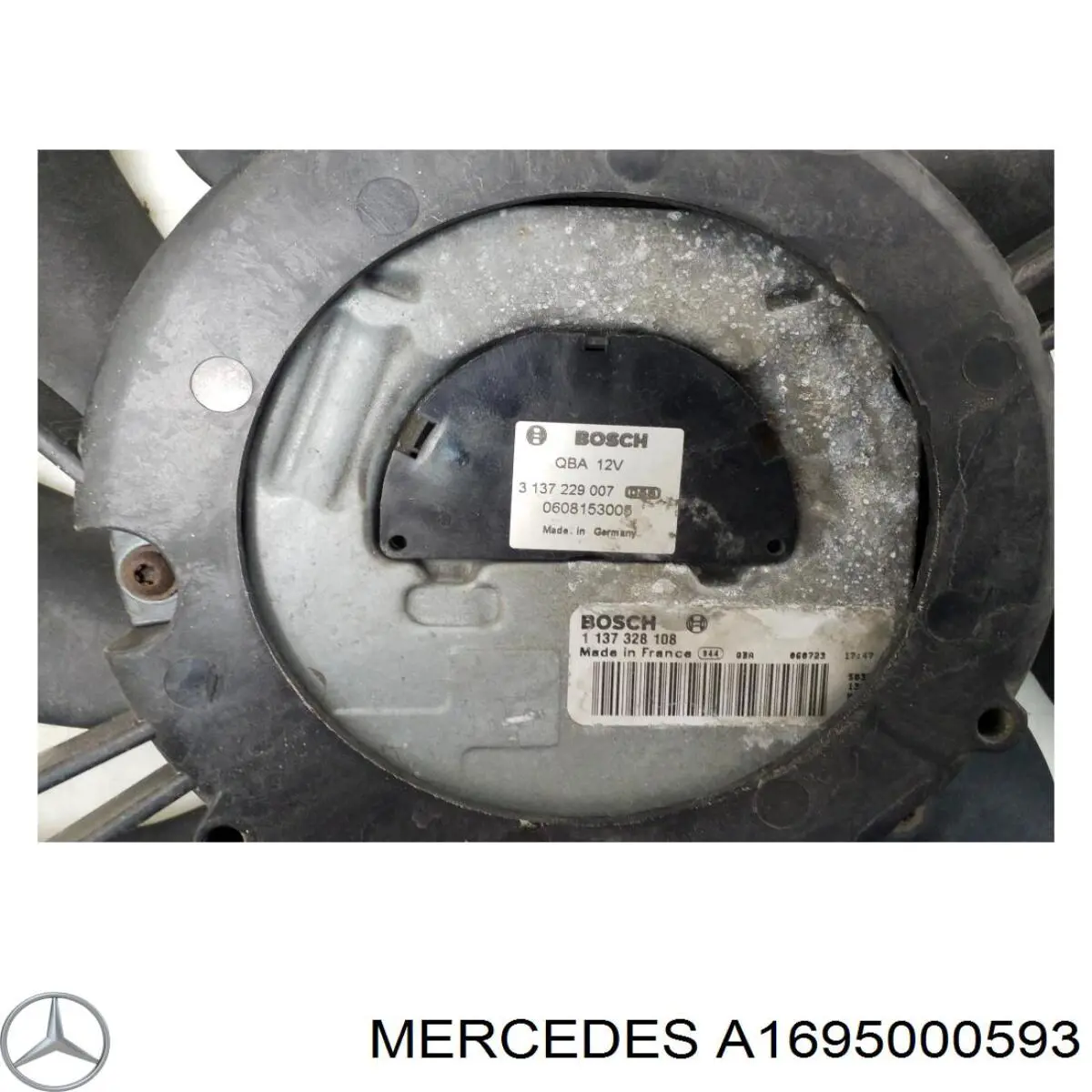 Вентилятор радіатора Mercedes A1695000593 ціна, від 58.57 USD
