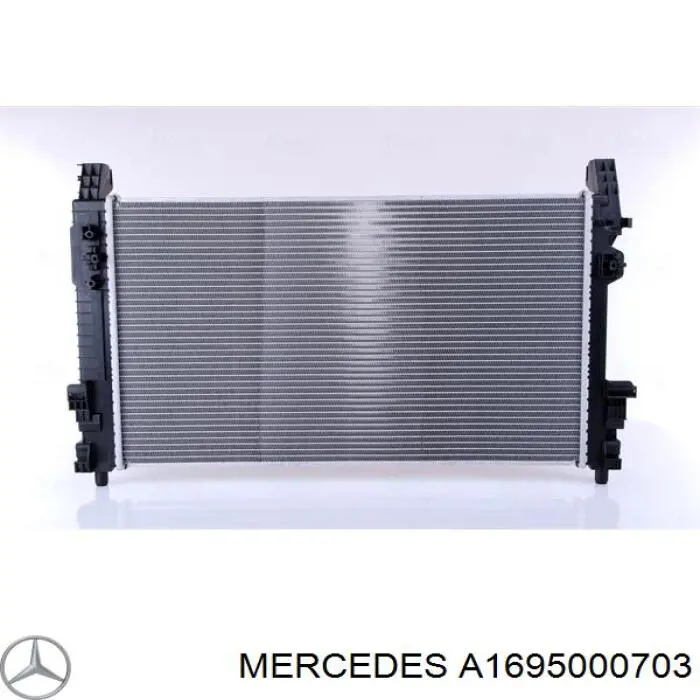 A1695000703 Mercedes радіатор охолодження двигуна