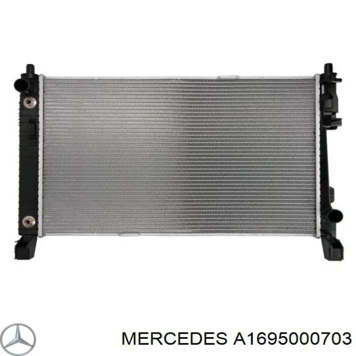 Радіатор основний Mercedes A1695000703 ціна, від 78.58 USD