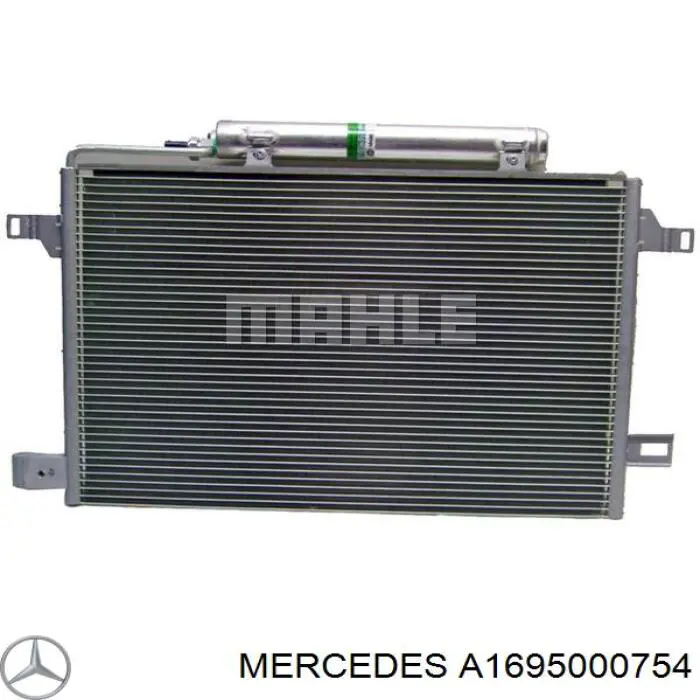 A1695000754 Mercedes радіатор кондиціонера