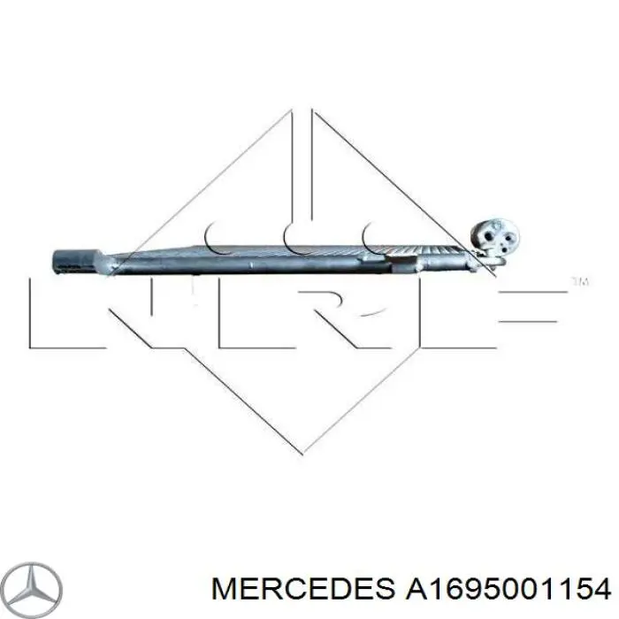 Купити A1695001154 Mercedes Радіатор системи охолодження кондиціонера