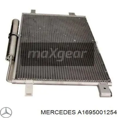 A1695001254 Mercedes радіатор кондиціонера