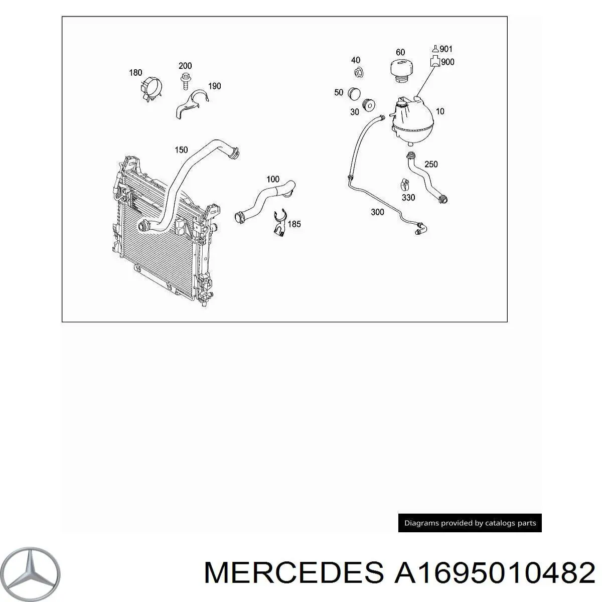  Mercedes A1695010482 ціна, від 19.55 USD