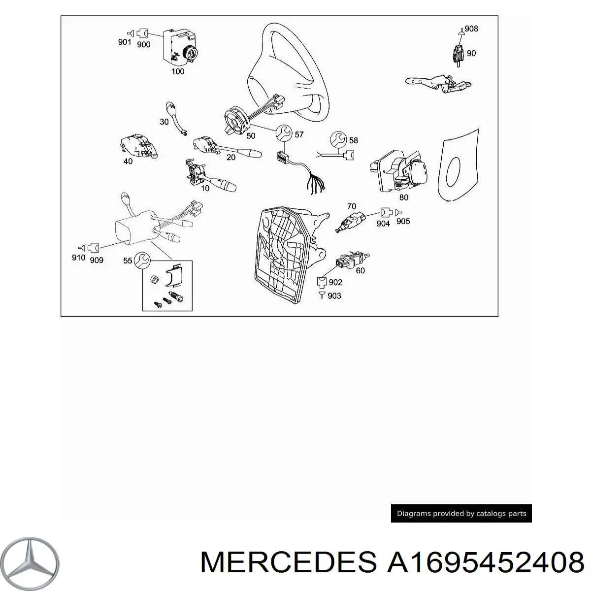 A1695452408 Mercedes Замок запалювання