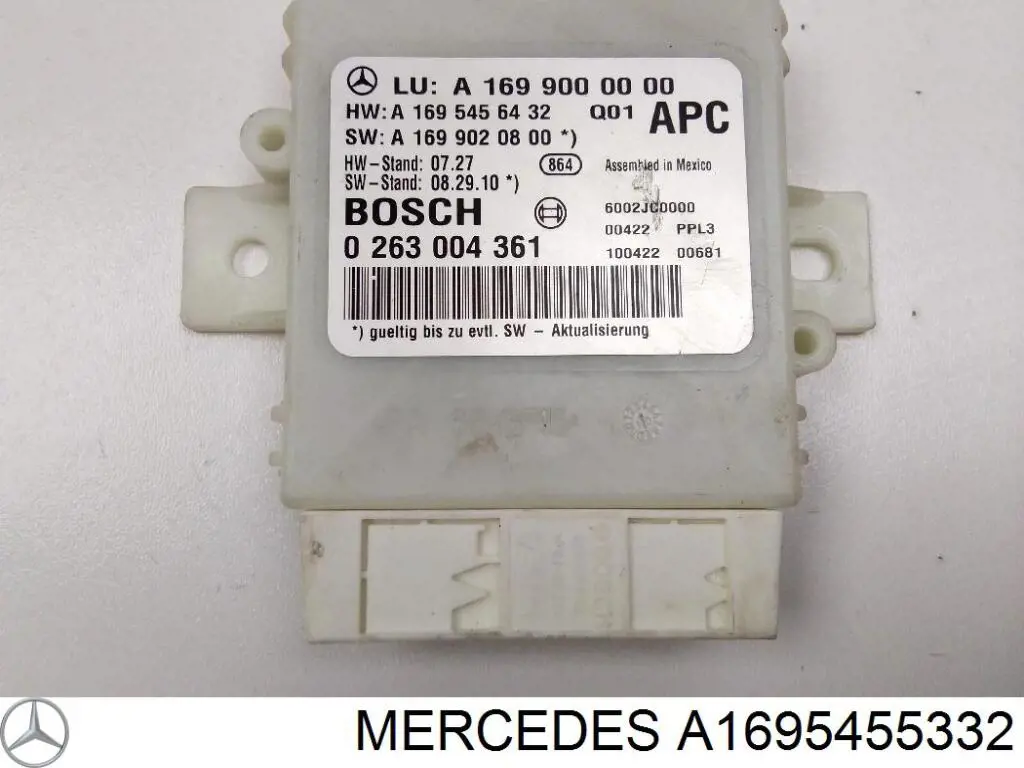Купити A1695455332 Mercedes Модуль керування (ЕБУ) парктроніком