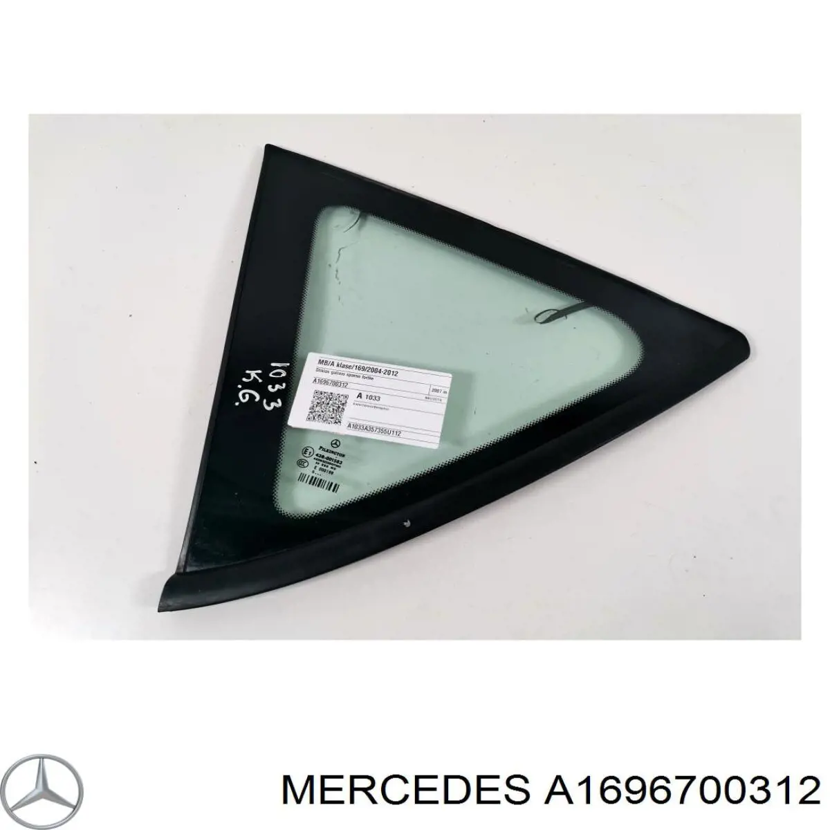 Купити A1696700312 Mercedes Скло багажного відсіку, ліве