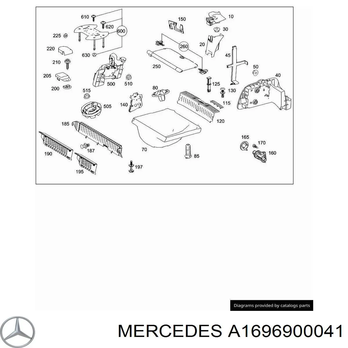  A1696900041 Mercedes
