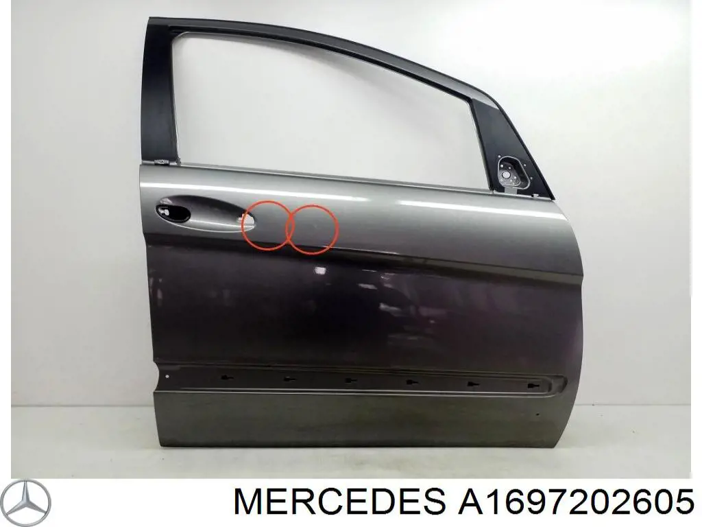 Двері передні, праві A1697202605 Mercedes