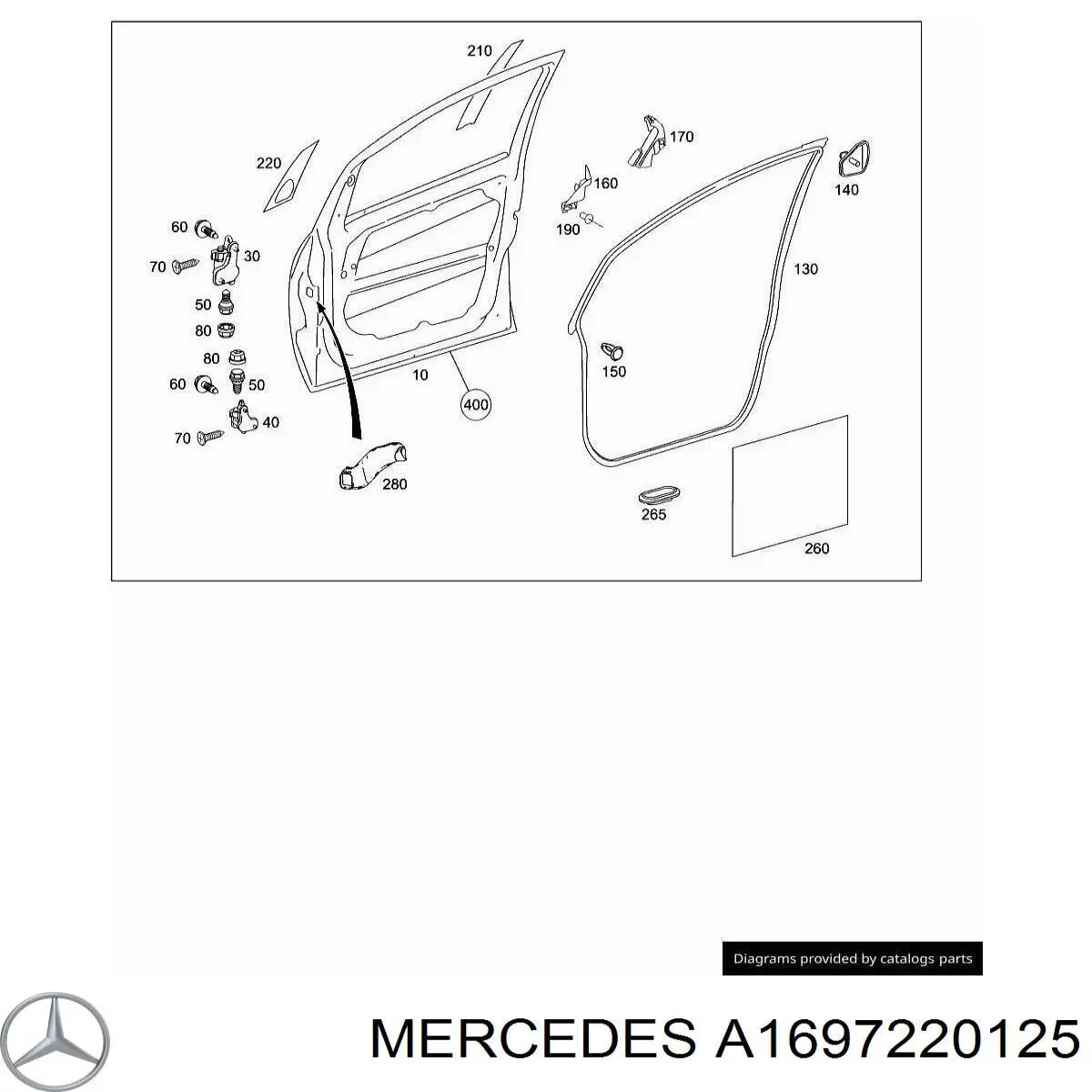 A1697220125 Mercedes 