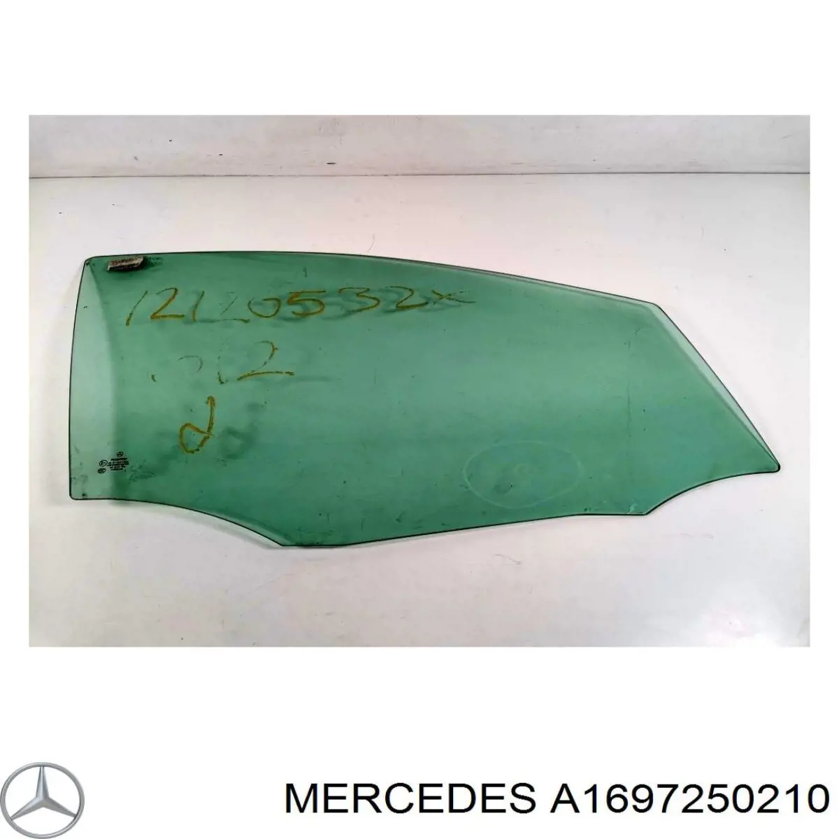 Скло передньої правої двері Mercedes A1697250210 ціна, від 32.94 USD