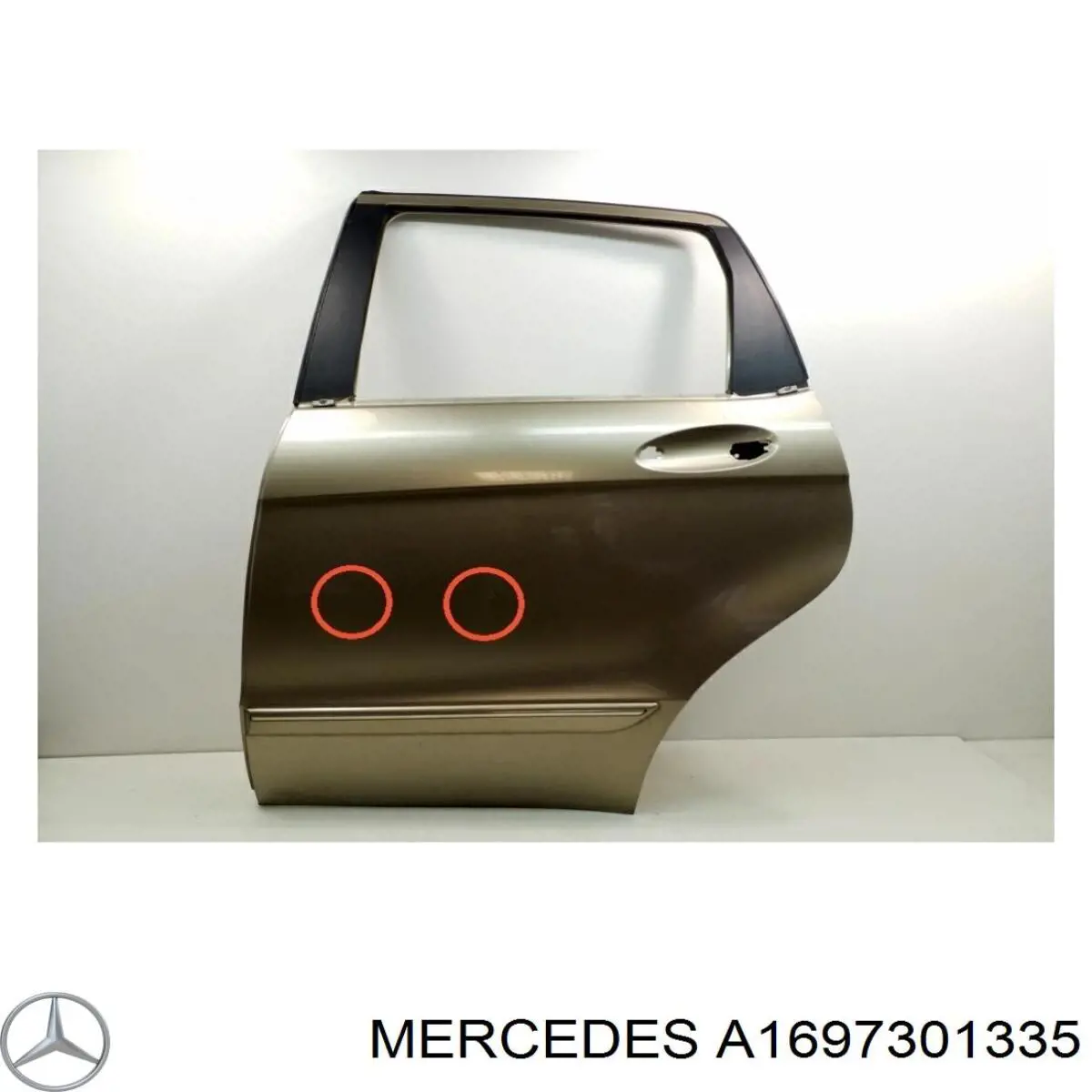 A1697302935 Mercedes Замок задніх дверей, лівих
