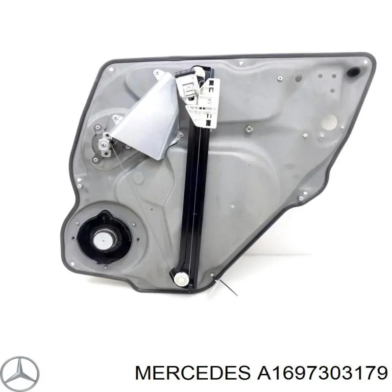A1697303179 Mercedes механізм склопідіймача двері задньої, лівої