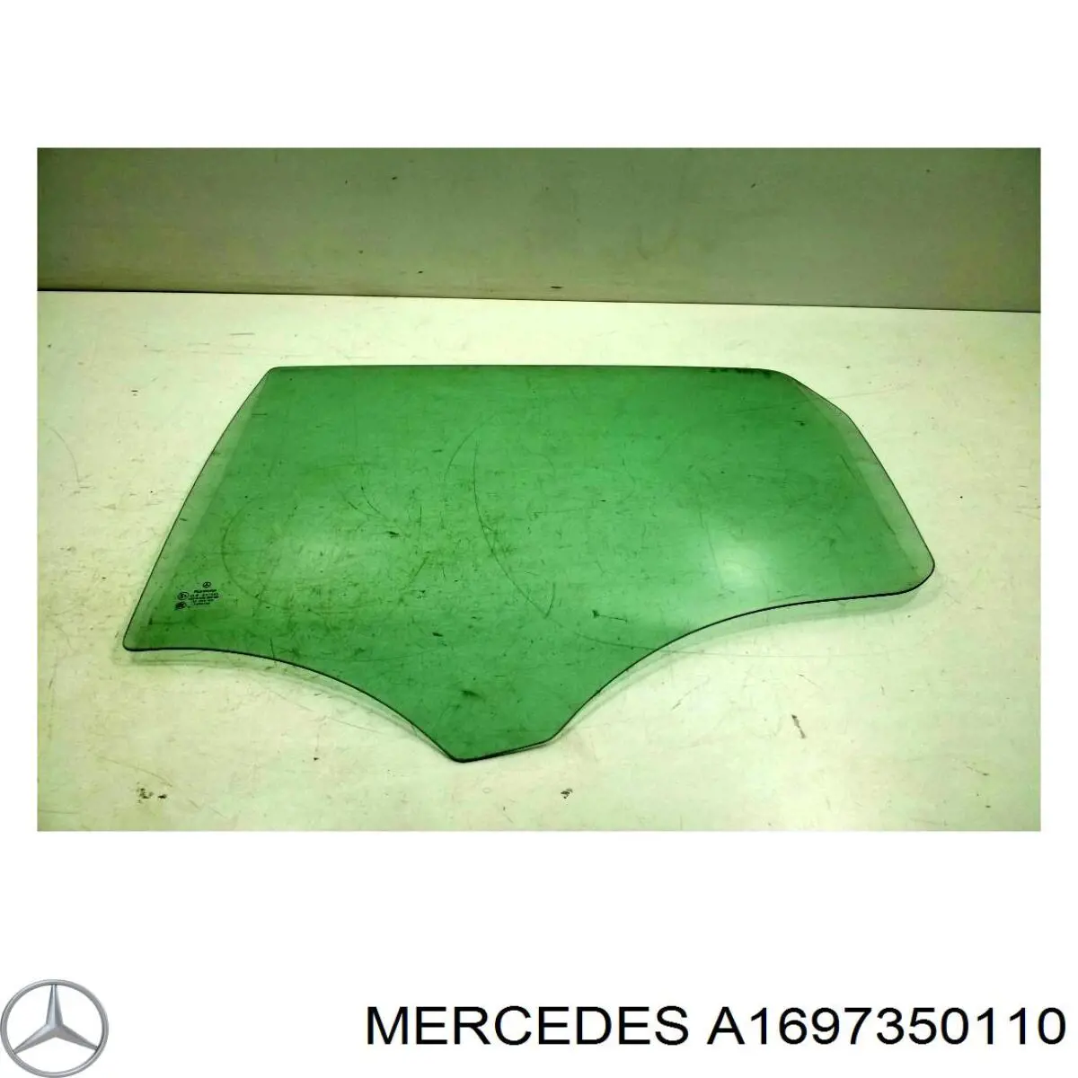 A1697350110 Mercedes Скло задніх дверей, лівих