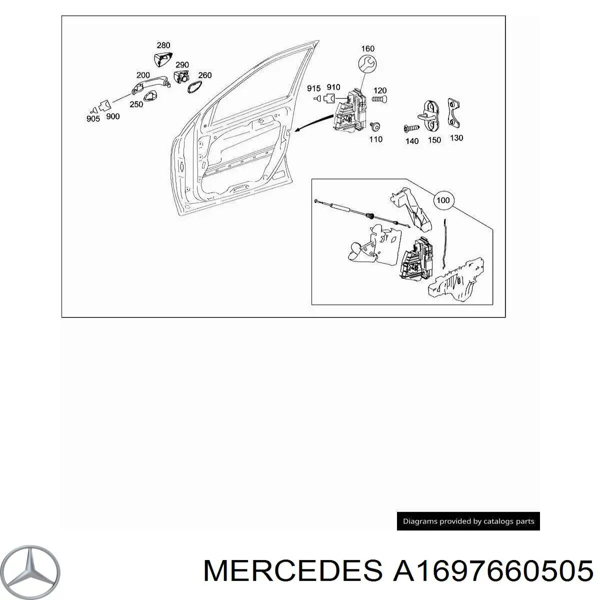 Купити A1697660505 Mercedes 