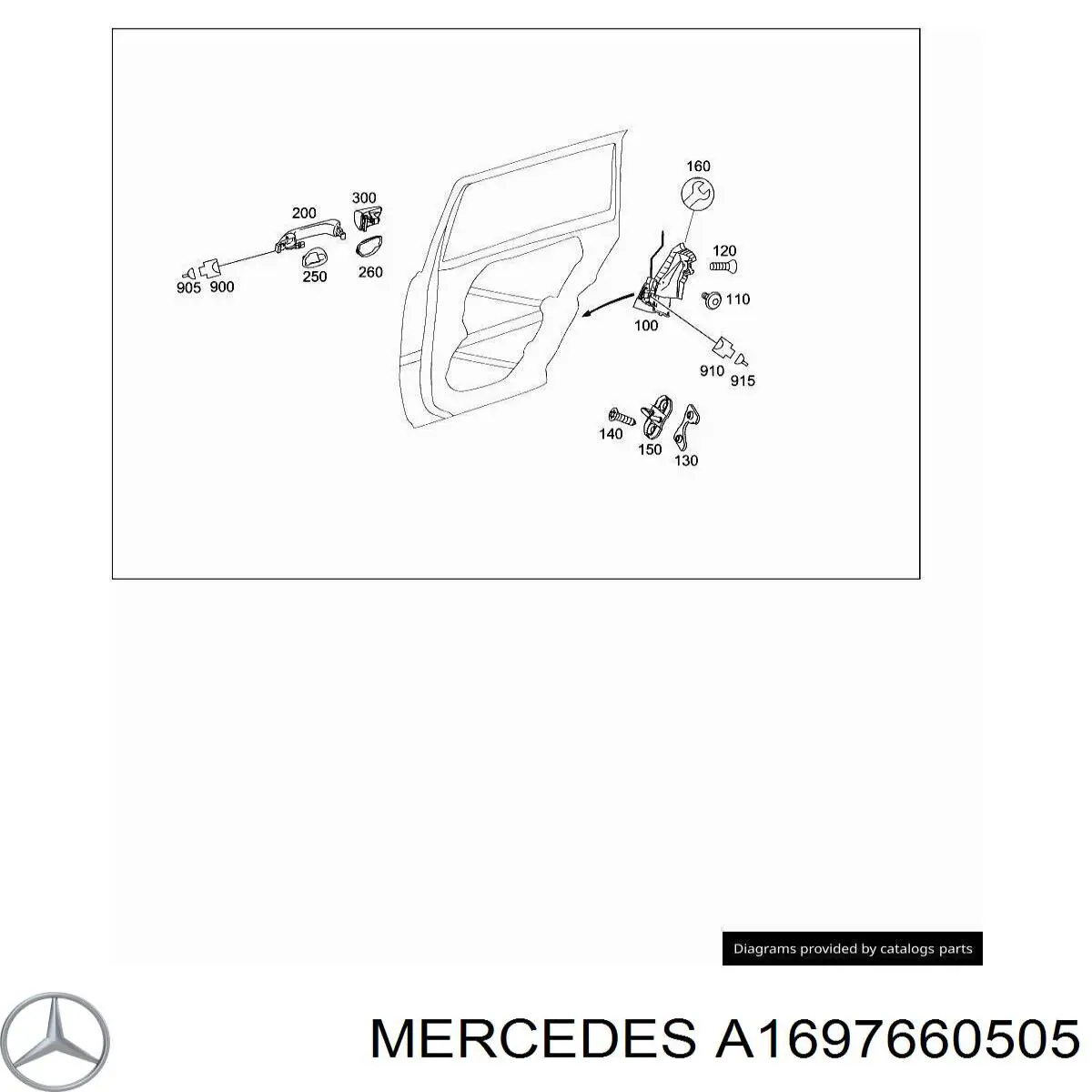  Mercedes A1697660505 ціна, від 3.54 USD