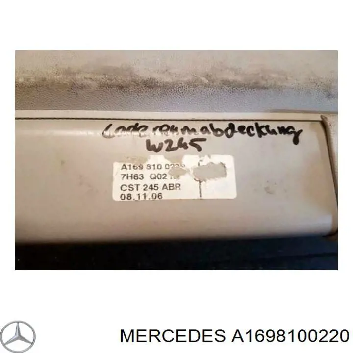 Купити A1698100220 Mercedes Шторка двері багажного відсіку